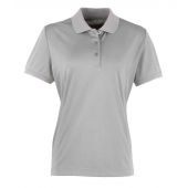 Premier Ladies Coolchecker® Piqué Polo Shirt - Silver Size XXL