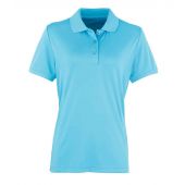 Premier Ladies Coolchecker® Piqué Polo Shirt - Turquoise Blue Size XXL