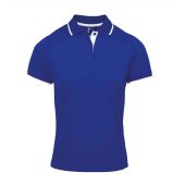 Premier Ladies Contrast Coolchecker® Piqué Polo Shirt - Royal Blue/White Size XXL