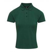 Premier Ladies Coolchecker® Plus Piqué Polo Shirt - Bottle Green Size XXL