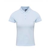 Premier Ladies Coolchecker® Plus Piqué Polo Shirt - Light Blue Size XXL
