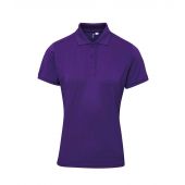 Premier Ladies Coolchecker® Plus Piqué Polo Shirt - Purple Size XXL