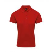 Premier Ladies Coolchecker® Plus Piqué Polo Shirt - Red Size XXL