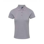 Premier Ladies Coolchecker® Plus Piqué Polo Shirt - Silver Size XXL