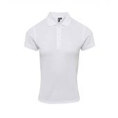 Premier Ladies Coolchecker® Plus Piqué Polo Shirt - White Size XXL