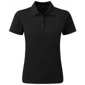 Premier Ladies Spun Dyed Recycled Polo Shirt - Black Size XXL