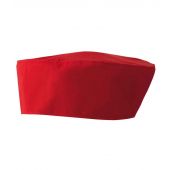 Premier Chef's Skull Cap - Red Size ONE