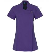 Premier Ladies Blossom Short Sleeve Tunic - Purple Size 24