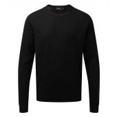 Premier Cotton Rich Crew Neck Sweater - Black Size 4XL
