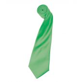 Premier 'Colours' Satin Tie - Apple Green Size ONE