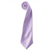 Premier 'Colours' Satin Tie - Lilac Size ONE