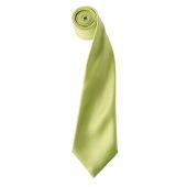 Premier 'Colours' Satin Tie - Lime Green Size ONE