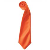 Premier 'Colours' Satin Tie - Orange Size ONE