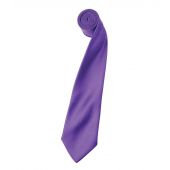 Premier 'Colours' Satin Tie - Rich Violet Size ONE