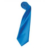 Premier 'Colours' Satin Tie - Sapphire Blue Size ONE