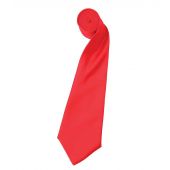Premier 'Colours' Satin Tie - Strawberry Red Size ONE
