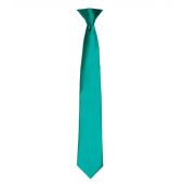 Premier 'Colours' Satin Clip Tie - Emerald Size ONE