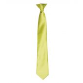 Premier 'Colours' Satin Clip Tie - Lime Green Size ONE