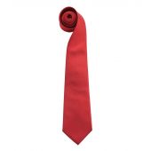 Premier 'Colours' Fashion Tie - Red Size ONE
