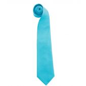 Premier 'Colours' Fashion Tie - Turquoise Blue Size ONE