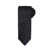 Premier Micro Dot Tie - Black/Dark Grey Size ONE