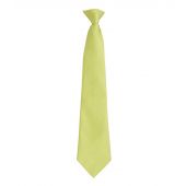 Premier 'Colours' Fashion Clip Tie - Lime Green Size ONE