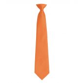 Premier 'Colours' Fashion Clip Tie - Orange Size ONE
