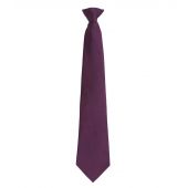 Premier 'Colours' Fashion Clip Tie - Purple Size ONE