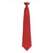 Premier 'Colours' Fashion Clip Tie - Red Size ONE