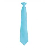 Premier 'Colours' Fashion Clip Tie - Turquoise Blue Size ONE