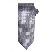 Premier Puppy Tooth Tie - Silver Size ONE
