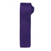 Premier Slim Knitted Tie - Purple Size ONE