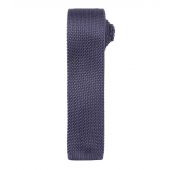 Premier Slim Knitted Tie - Steel Size ONE