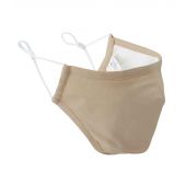 Premier Washable 3-Layer Face Mask with Carbon Filter Option - Khaki Size ONE