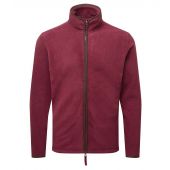 Premier Artisan Fleece Jacket - Burgundy/Brown Size 3XL
