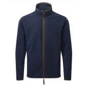 Premier Artisan Fleece Jacket - Navy/Brown Size 3XL