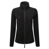 Premier Ladies Artisan Fleece Jacket - Black/Brown Size 3XL