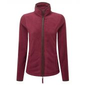 Premier Ladies Artisan Fleece Jacket - Burgundy/Brown Size 3XL