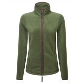 Premier Ladies Artisan Fleece Jacket - Moss Green/Brown Size 3XL