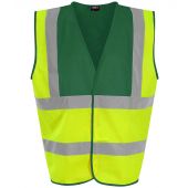 Pro RTX High Visibility Waistcoat - Yellow/Paramedic Green Size S