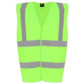 Pro RTX High Visibility Kids Waistcoat - Lime Green Size L