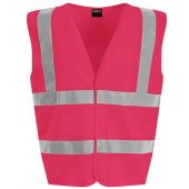 Pro RTX High Visibility Kids Waistcoat - Pink Size L