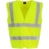 Pro RTX High Visibility Kids Waistcoat - Yellow Size L