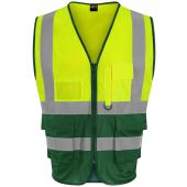 Pro RTX High Visibility Executive Waistcoat - Yellow/Paramedic Green Size 5XL