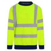 Pro RTX High Visibility Two Tone Sweatshirt - Yellow/Navy Size 5XL