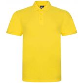 Pro RTX Pro Piqué Polo Shirt - Yellow Size XS