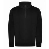 PRO RTX Pro 1/4 Neck Zip Sweatshirt - Black Size 4XL
