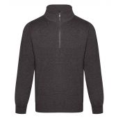 PRO RTX Pro 1/4 Neck Zip Sweatshirt - Charcoal Size 4XL