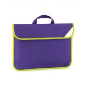 Quadra Enhanced-Viz Book Bag - Purple Size ONE