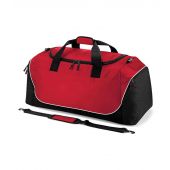 Quadra Teamwear Jumbo Kit Bag - Red/Black Size ONE